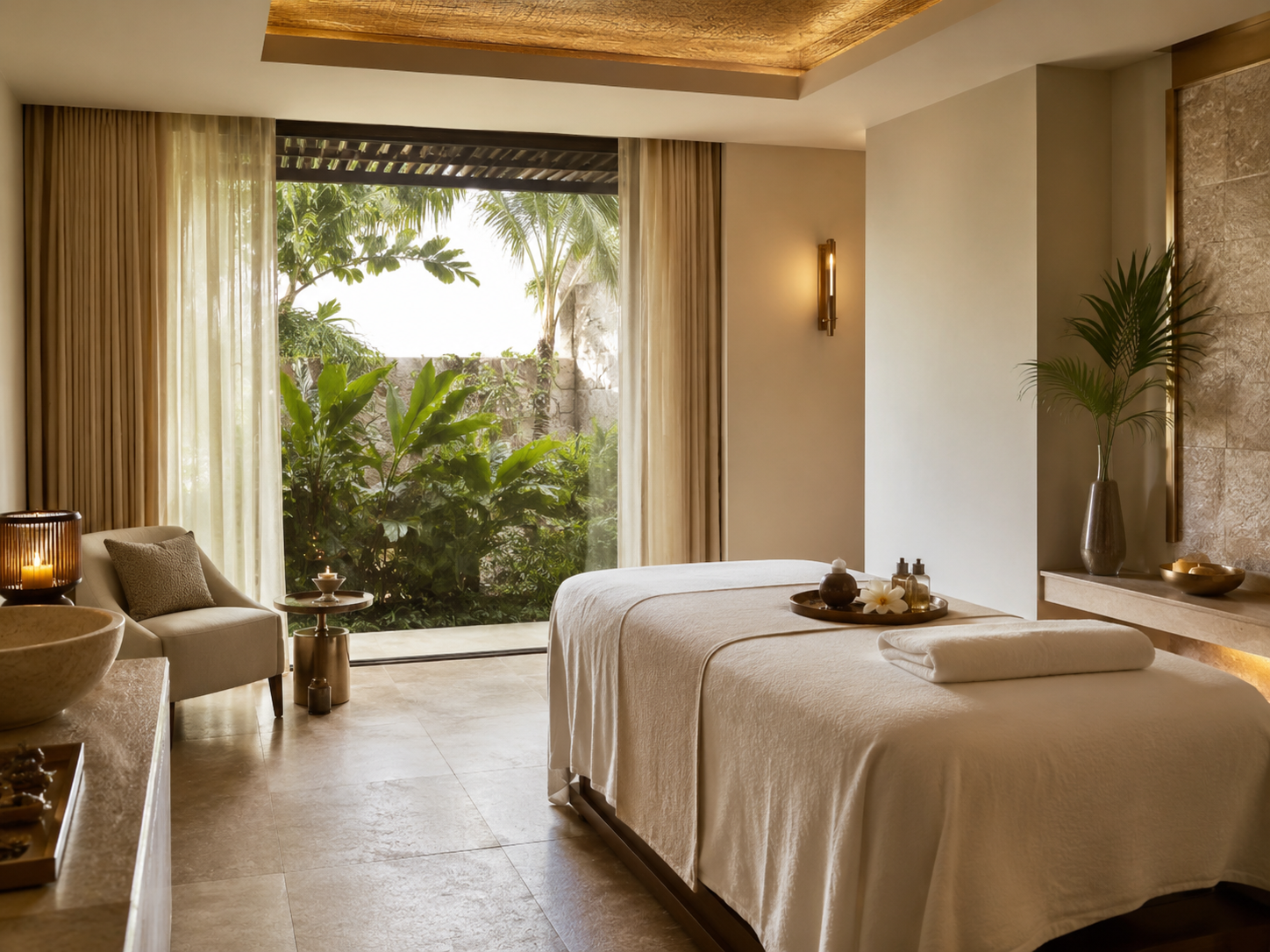 Sala de spa de lujo — vacantes disponibles en Four Seasons Tamarindo